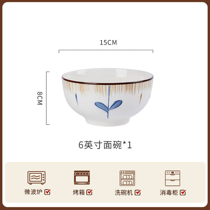 加工定制碗碟套装家用高级感陶瓷整套餐具组合新款乔迁碗盘筷单品