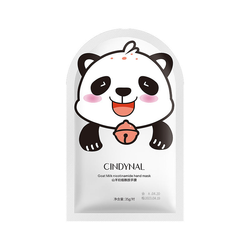 猫爪手膜 仙蒂奈儿山羊奶烟酰胺脚足膜补水嫩白保湿 手膜厂家批发