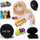 Car Cigarette Lighter Charger Travel Kit - 3-in-1 Braided Cable, USB Charger & Earphone Set