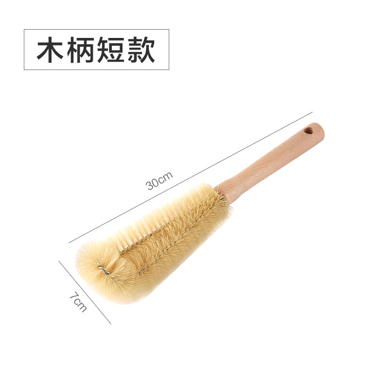 长柄杯刷套装厨房无死角清洁茶渍神器洗水杯瓶子暖壶的刷子奶瓶刷