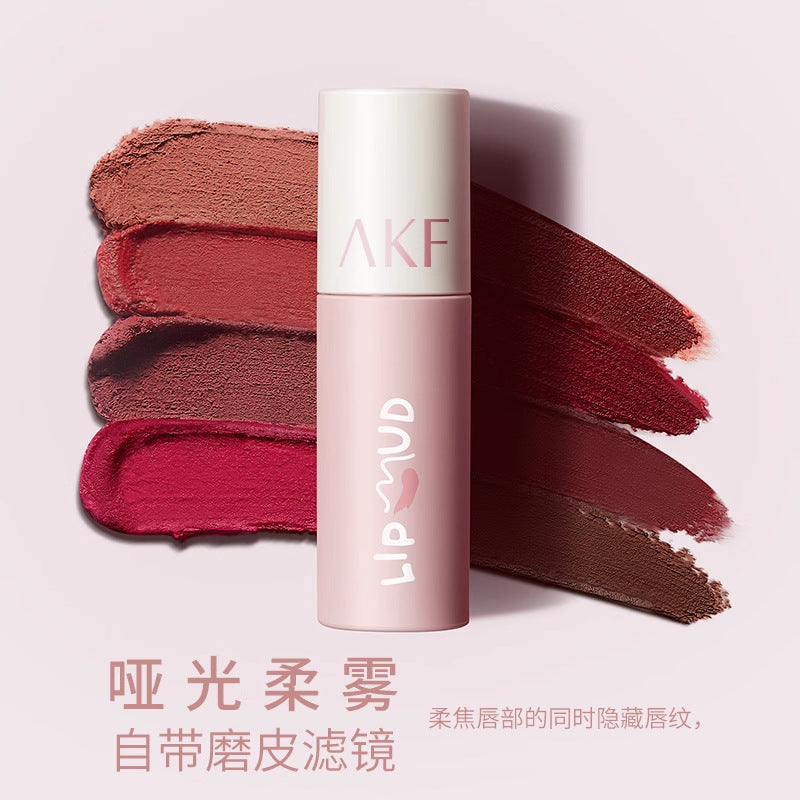 AKF唇泥唇釉显白口红平价学生秋冬小众品牌唇膏唇彩雾感唇妆多色