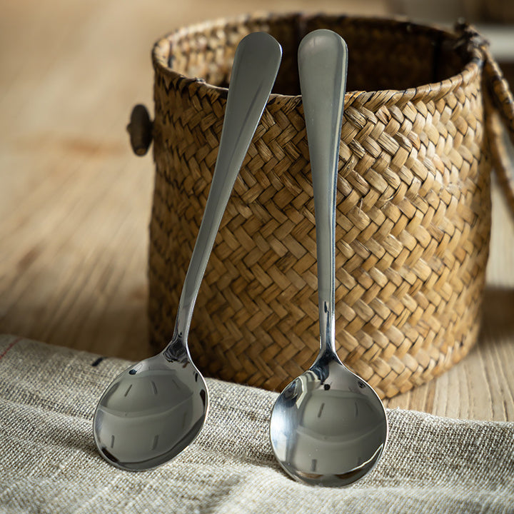 Vintage Minimalist Spoon Stainless Steel Tableware Spoon Spoon Spoon Spoon Wholesale