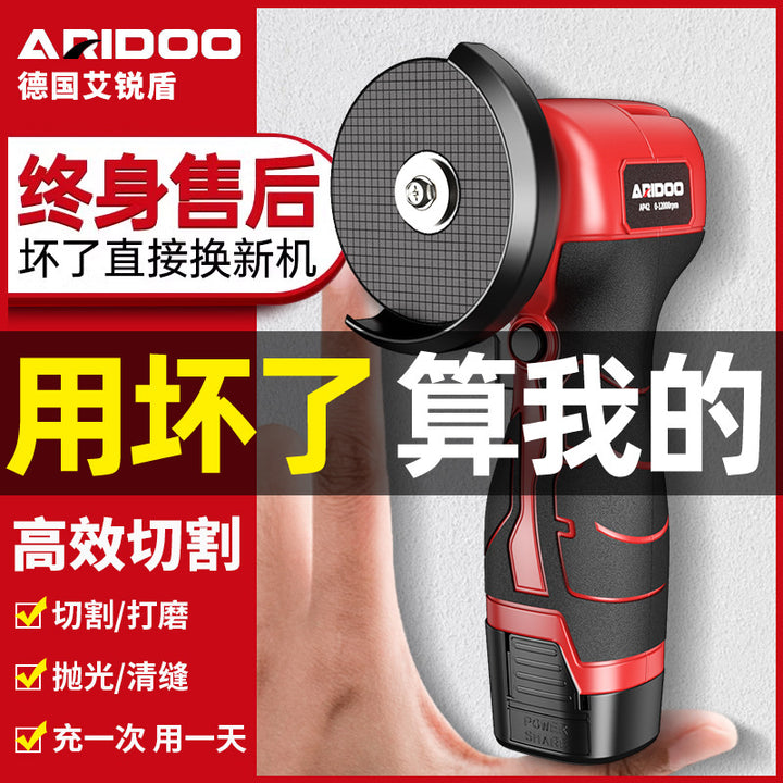 Mini Cordless Lithium Angle Grinder – Rechargeable Multifunctional Polishing & Cutting Machine