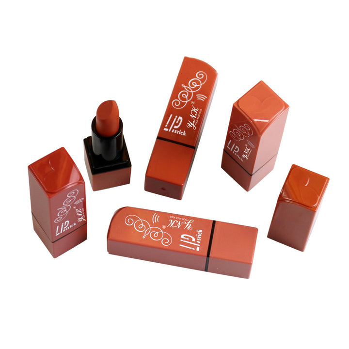 matte lipstick方管哑光口红源头工厂定制logo口红展盒套装OEMODM