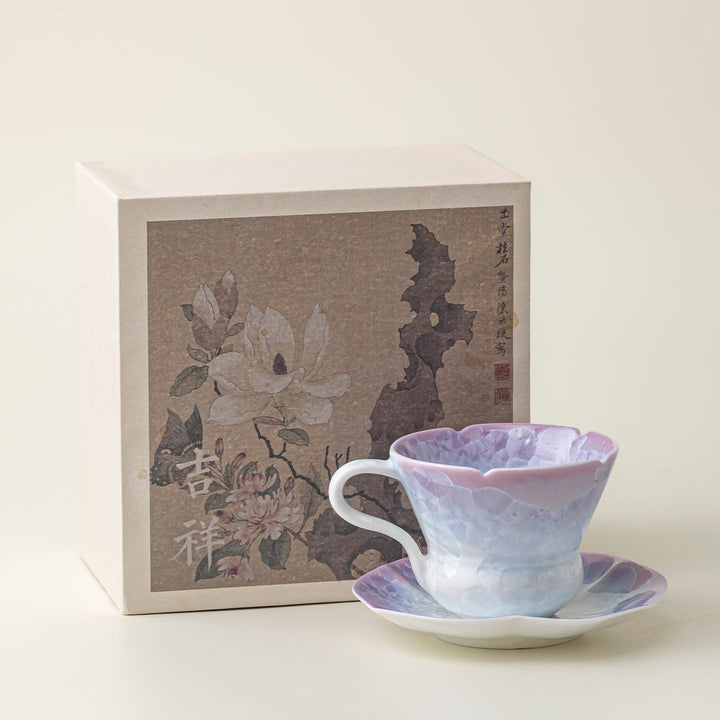 结晶釉咖啡杯窑变陶瓷下午茶杯碟套装女士个人水杯早餐杯牛奶杯