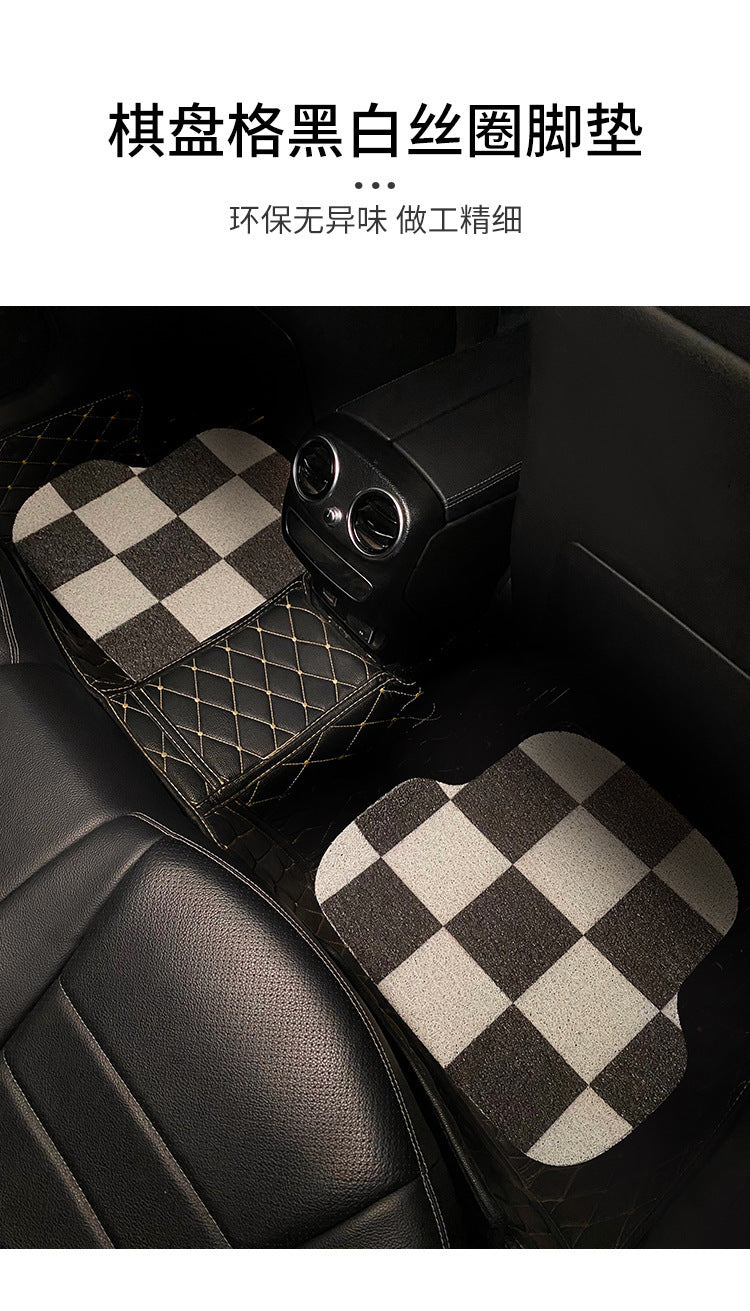 Fashion Car Foot Mat Car Special Plate Minimalistpvc Non Slip