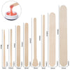 Multifunctional Wax Applicator Sticks – Disposable Wood Wax Spatula & Nail Color Mixing Sticks