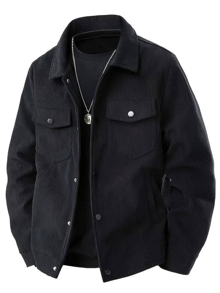 Casual Sports Trendy Jacket Men Long Sleeve Shirt