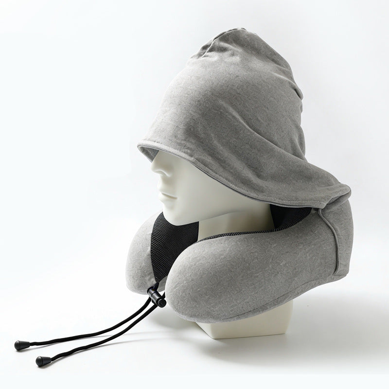 Portable Outdoor Travel Storage Set Memory Foam U Neck Pillow