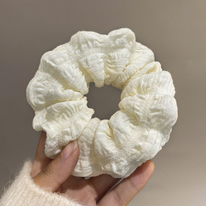 简约时尚法式猪大肠发圈头饰女气质皮筋女扎头马尾发绳高弹力头绳