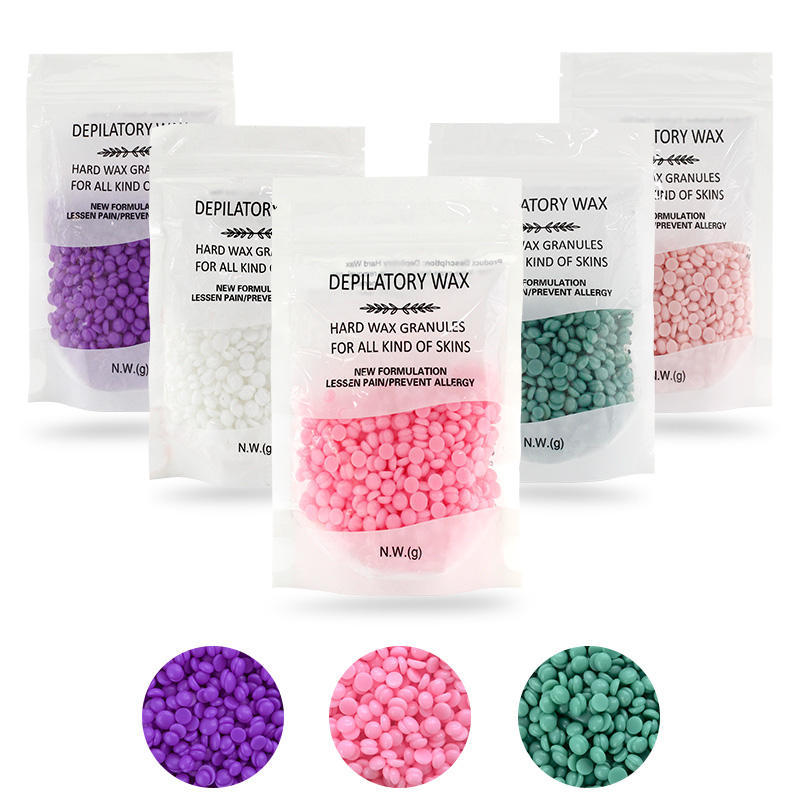 跨境脱毛蜜蜡脱毛蜡提纯松香树脂脱毛硬蜡豆Hard Wax Beans Beads