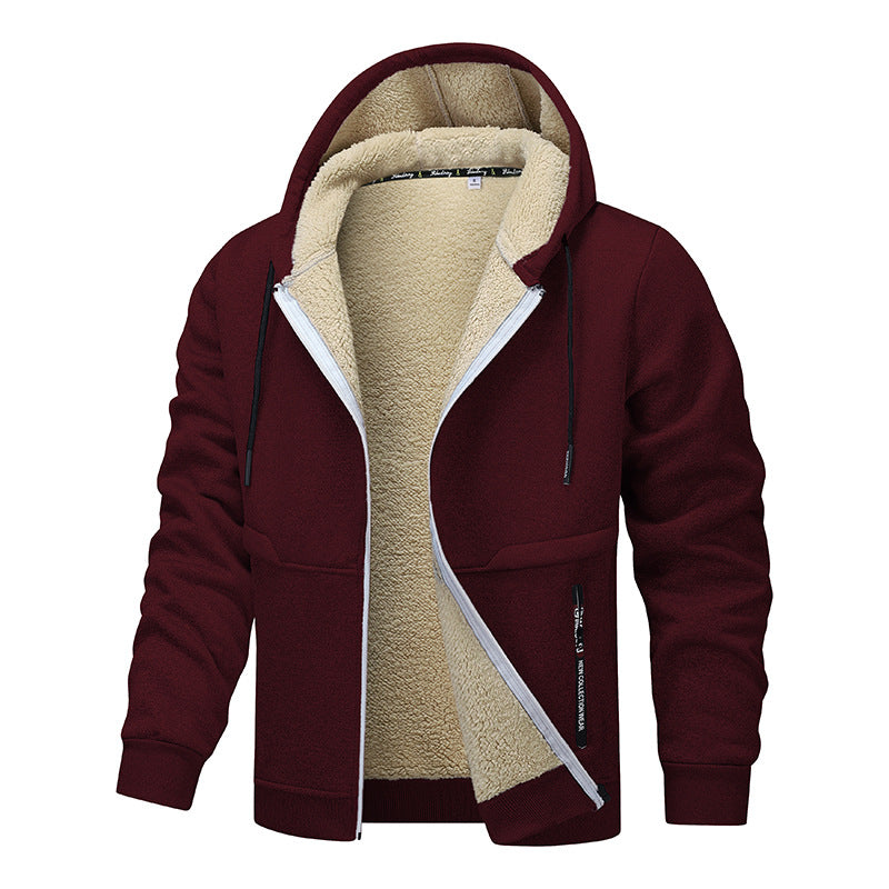 Fall/Winter Thickened Cardigan Hoodie Jacket