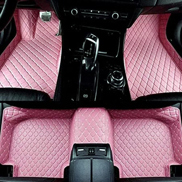 Compatible LADA Granta Special Leather Car Foot Mat