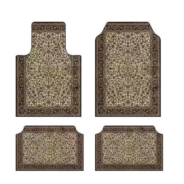 跨境temu汽车脚垫四件套家用耐脏易打理地垫玄关入户门垫一件代发