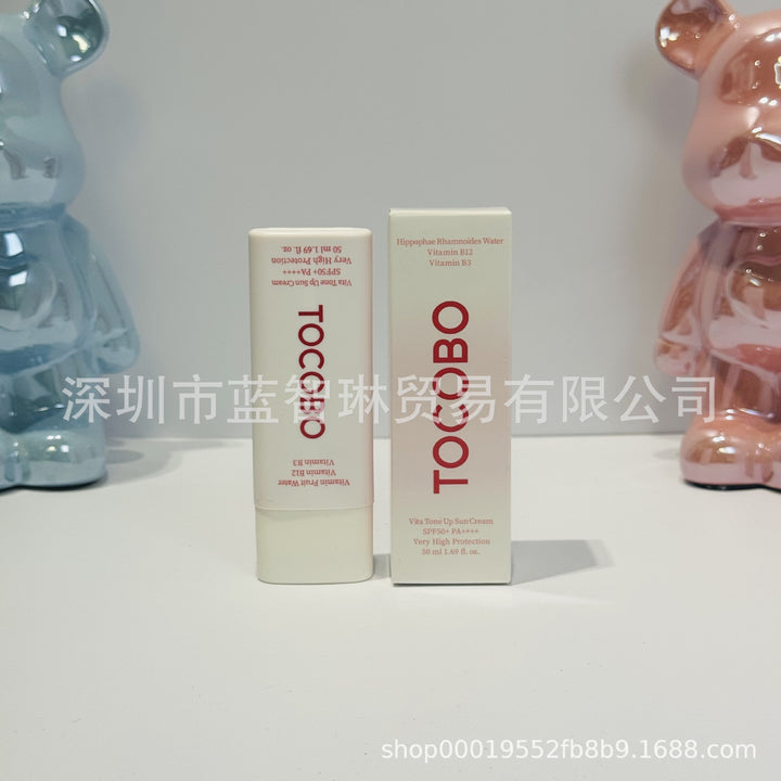 跨境 韩国TOCOBO防/晒霜水感精华防/晒棒眼霜维他命光感柠檬唇膜
