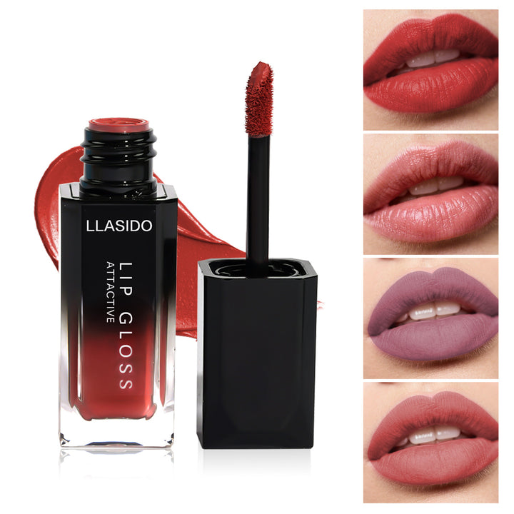 Lip Gloss Lip Mud Brightening Transfer-Proof Lip Gloss Matte Lipstick