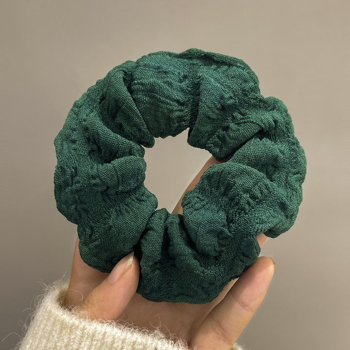 简约时尚法式猪大肠发圈头饰女气质皮筋女扎头马尾发绳高弹力头绳