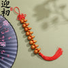 中国结天然桃木小葫芦挂件客厅卧室门福禄家居装饰葫芦串汽车挂件
