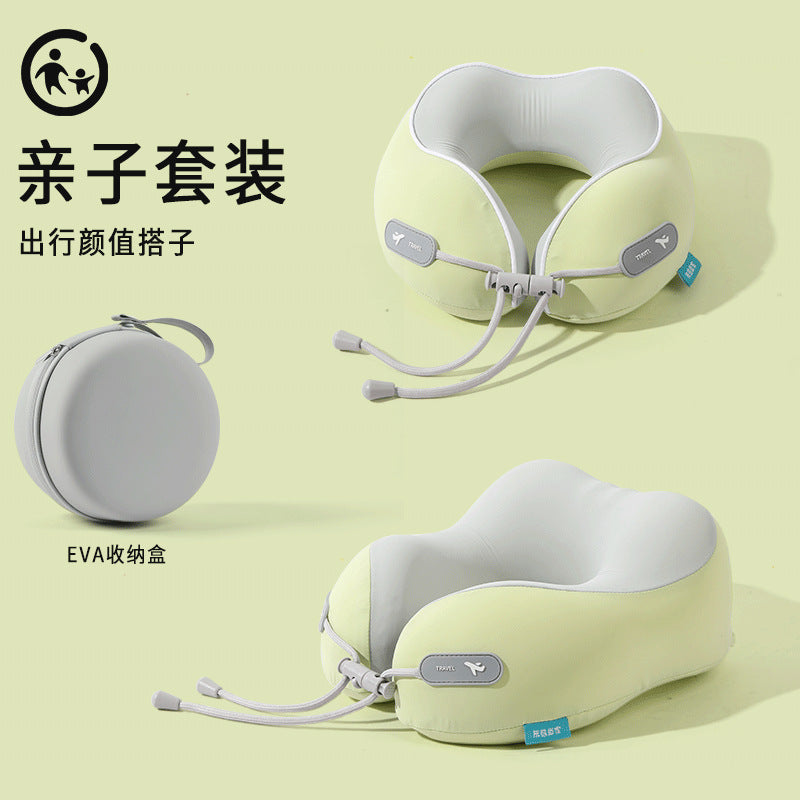 记忆棉u型枕旅行护颈枕头飞机睡觉脖枕颈椎靠枕便携儿童款U型枕