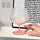 Gradient Pink Frosted Glass Wine Cup – French Style High-Stem Red Wine & Champagne Glass
