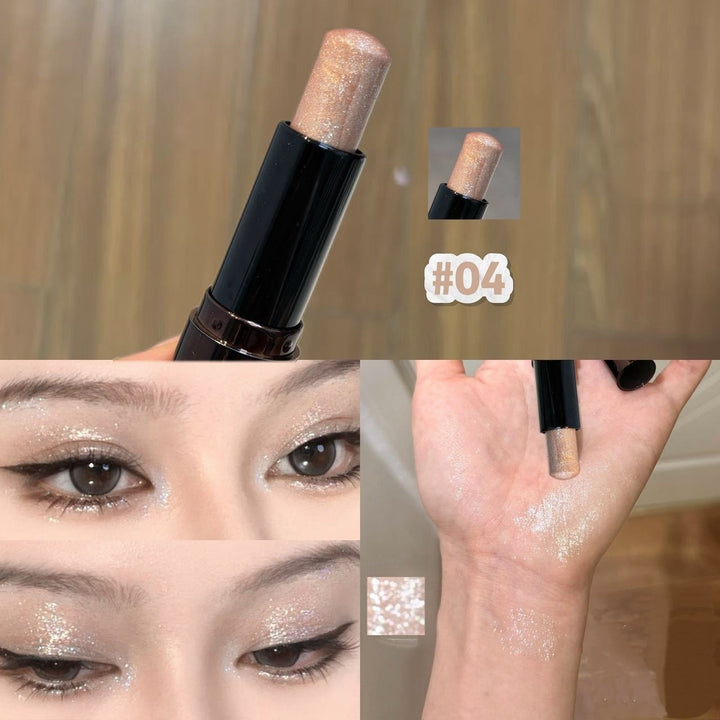 HERORANGE光泽贵气眼影棒眼头提亮截断妆多色珠光闪片眼影高光棒