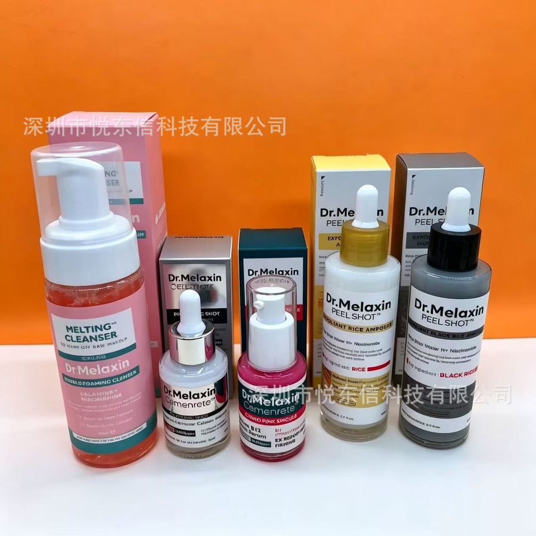 跨境韩国Dr.melaxin修护眼袋霜 黑米白米精华 面霜 紧致淡话细纹