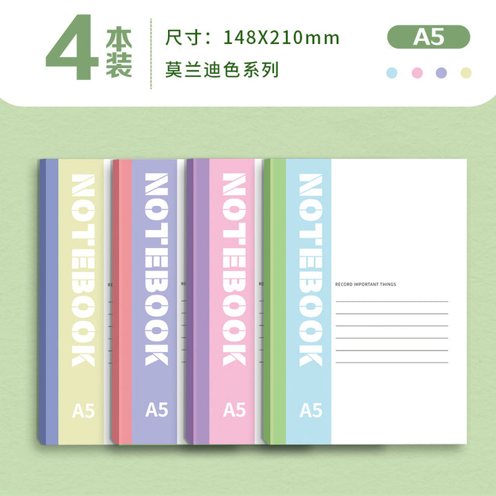 A 5/B 5 Notebook Journal – __NS 97__malist Softcover Notepad for Students & Office Use