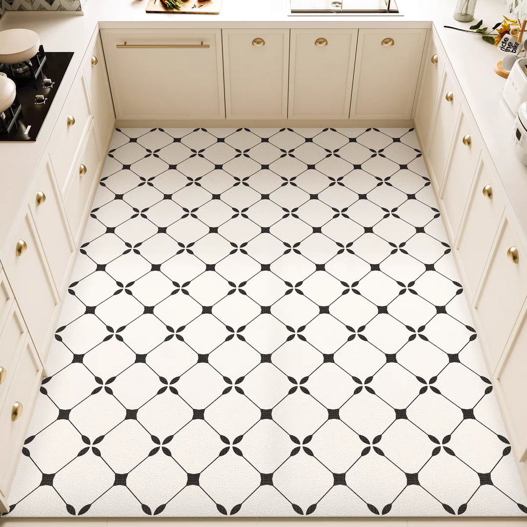 pvc Kitchen Floor Mat Non Slip Waterproof Home Foot Mat Entryway Carpet