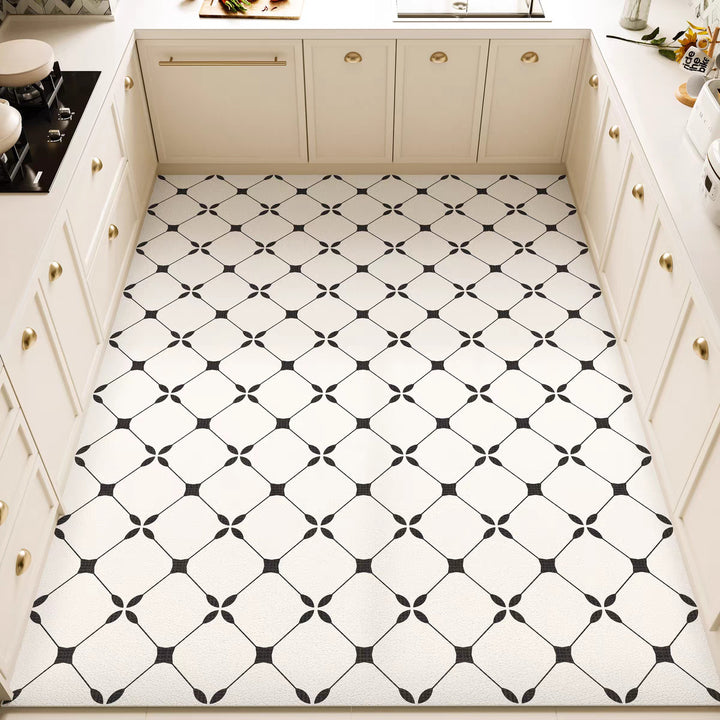 pvc Kitchen Floor Mat Non Slip Waterproof Home Foot Mat Entryway Carpet