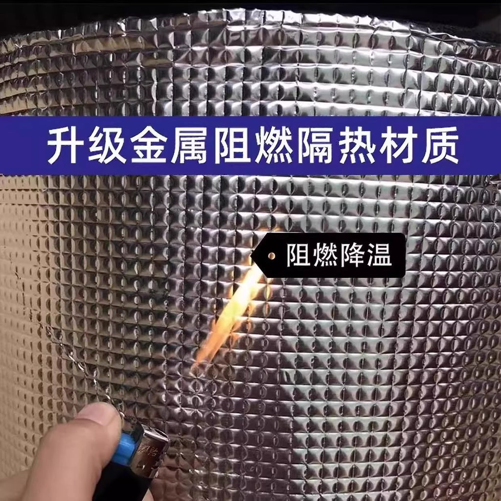 空调外机防晒防尘罩简易安装防腐蚀空调遮阳挡防雨空调外机铝箔罩