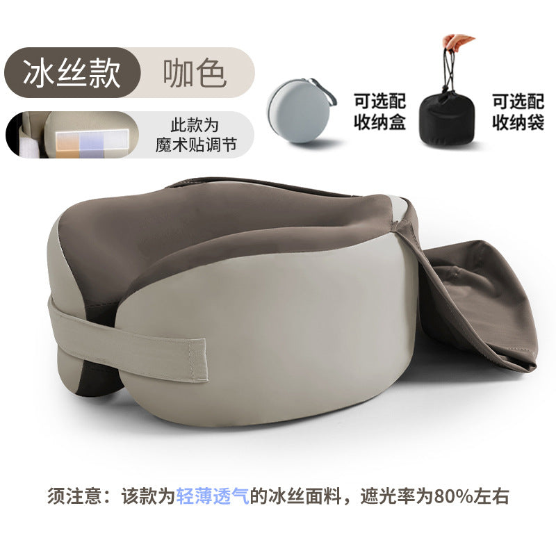 u型枕护颈连帽旅行便携飞机护脖子记忆棉旅游枕可收纳折叠U形跨境