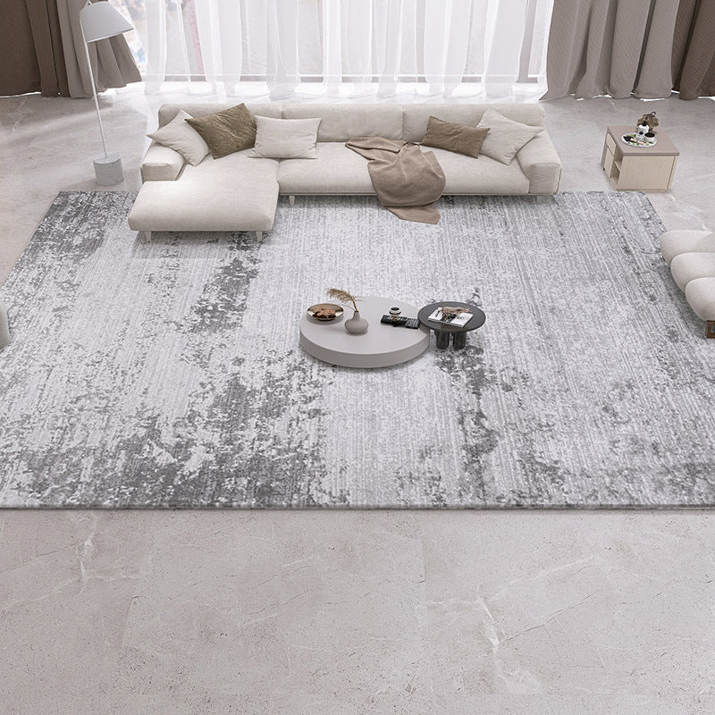 Carpet Living Room Modern Minimalist Bedroom Premium Light Luxury Custom Gray