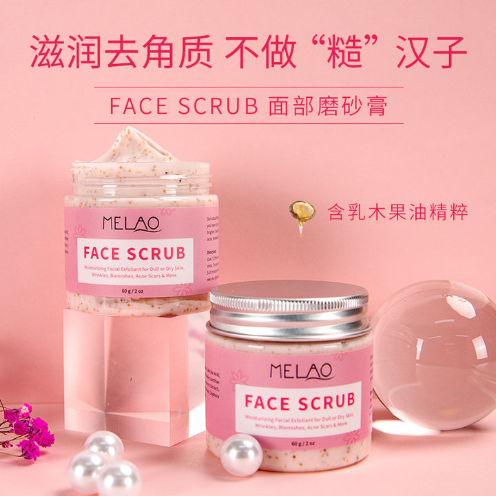 MELAO Face Body Scrub Exfoliating Cleanse Moisturizing Body Scrub