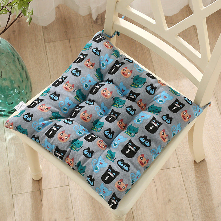 Student Seat Cushion Office Seat Cushion Home Cotton Linen