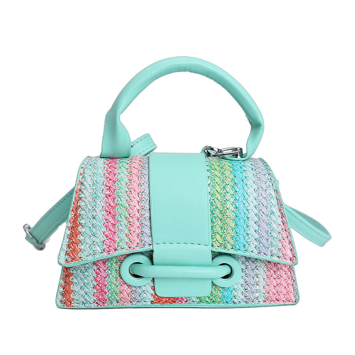 Spring Stylish Unique Design Fashion Casual Texture Small Square Bag Trendy Minimalist Women's Shoulder Cro