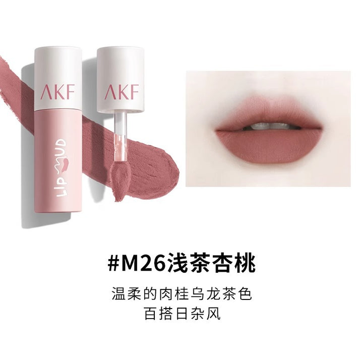 AKF Lip Mud Lip Gloss Brightening Lipstick