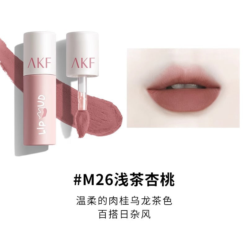 AKF唇泥唇釉显白口红平价学生秋冬小众品牌唇膏唇彩雾感唇妆多色
