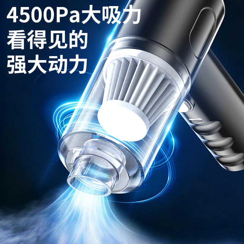 Portable Cordless Mini Car Vacuum Cleaner – Wet & Dry Long Battery Life