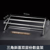 不锈钢份数盆伸缩架加长可调节高度商用奶茶点饭店小料台展示架子