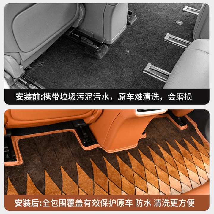Compatible M 8 Foot Mat Interior Special Modified Carpet Car Foot Mat