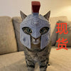 罗马百夫长猫头盔猫咪角色扮演用具 Roman centurion cat helmet