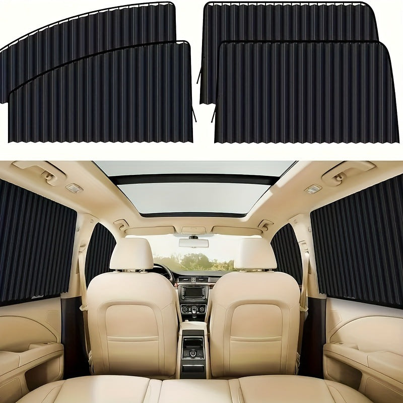 R 34376 Car Retractable Privacy Sunshade 车载伸缩隐私遮阳帘