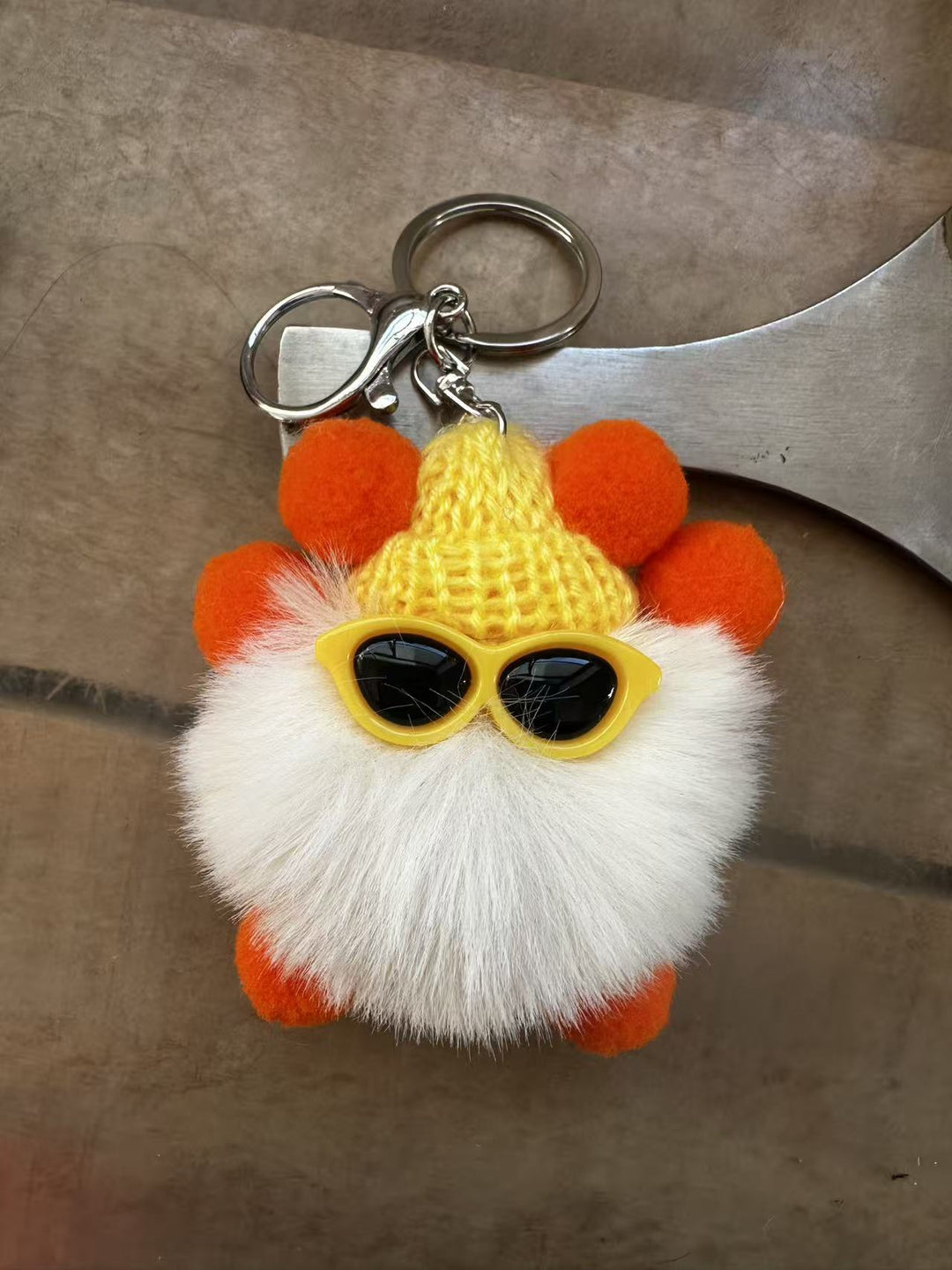 Car Keychain Hanging Ins Cute Plush Doll
