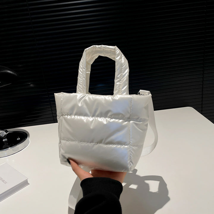 New Unique Fall/Winter Cotton Cute Versatile Handheld Shoulder Crossbody Small Square Bag