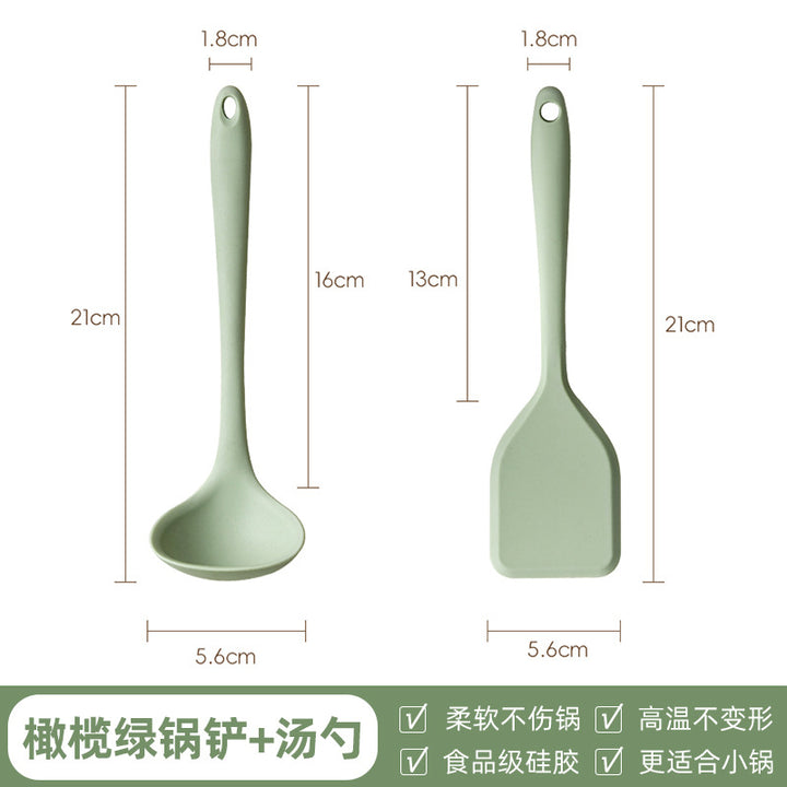 锅铲迷你硅胶铲小号婴儿宝宝辅食工具汤勺家用不粘锅炒菜铲子厨具