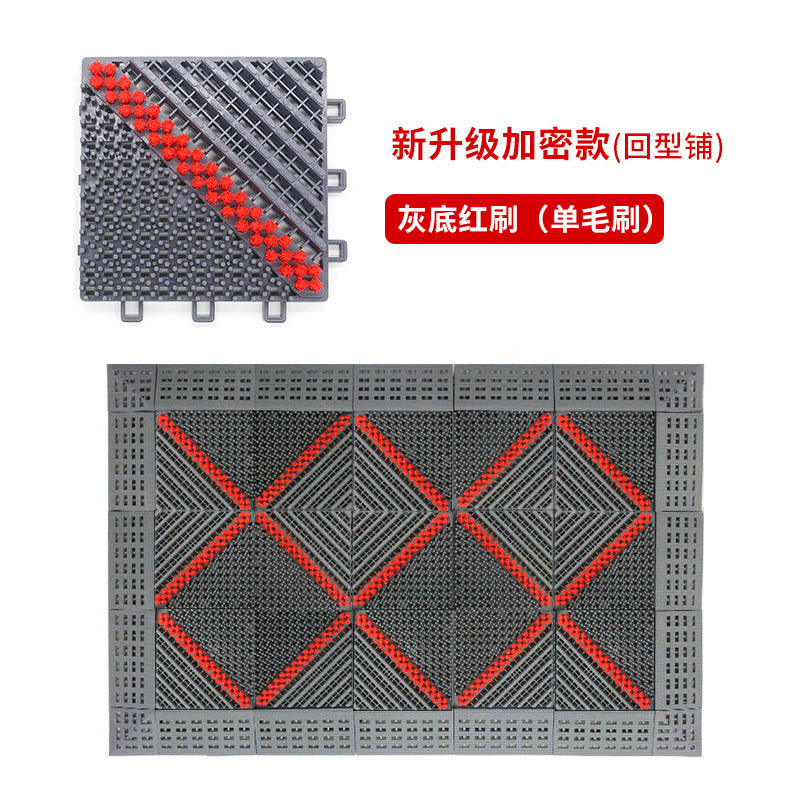 三合一地垫出入口刮泥停车场洗车房车辆进出口酒店商场防尘脚垫