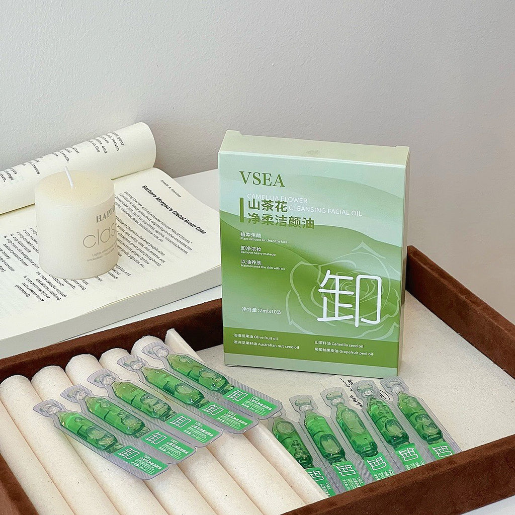 山茶花卸妆油次抛温和清洁多效卸妆水眼唇脸三合一次性洁颜油批发