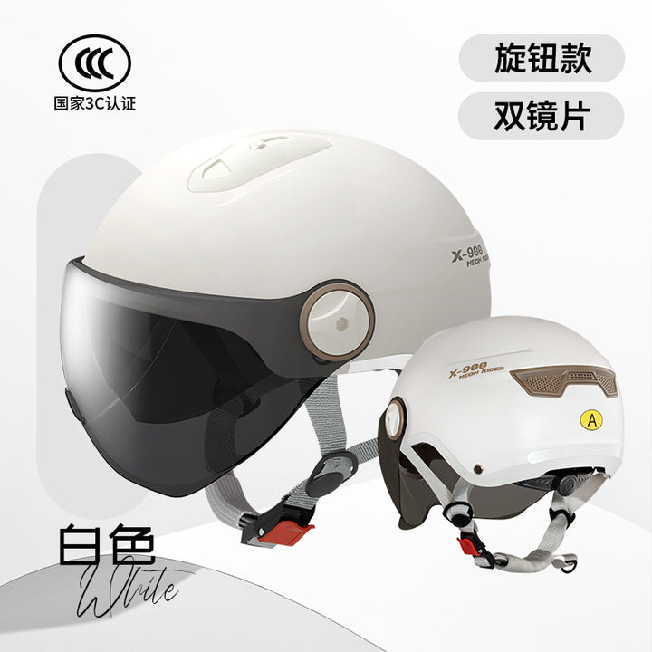 3 C Helmet Motorcycle Men's Women's