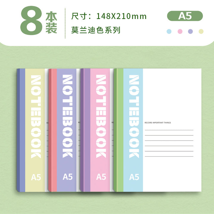 A 5/B 5 Notebook Journal – __NS 97__malist Softcover Notepad for Students & Office Use