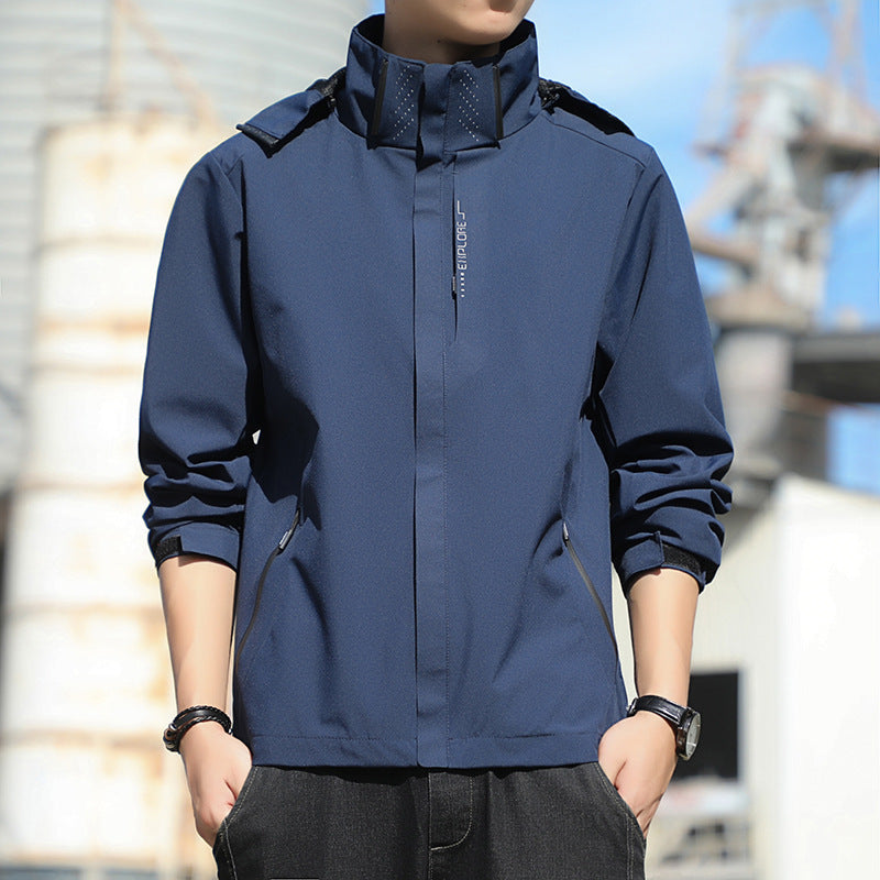 Men's Spring Men Casual Waterproof Sports Versatile Jacket Men